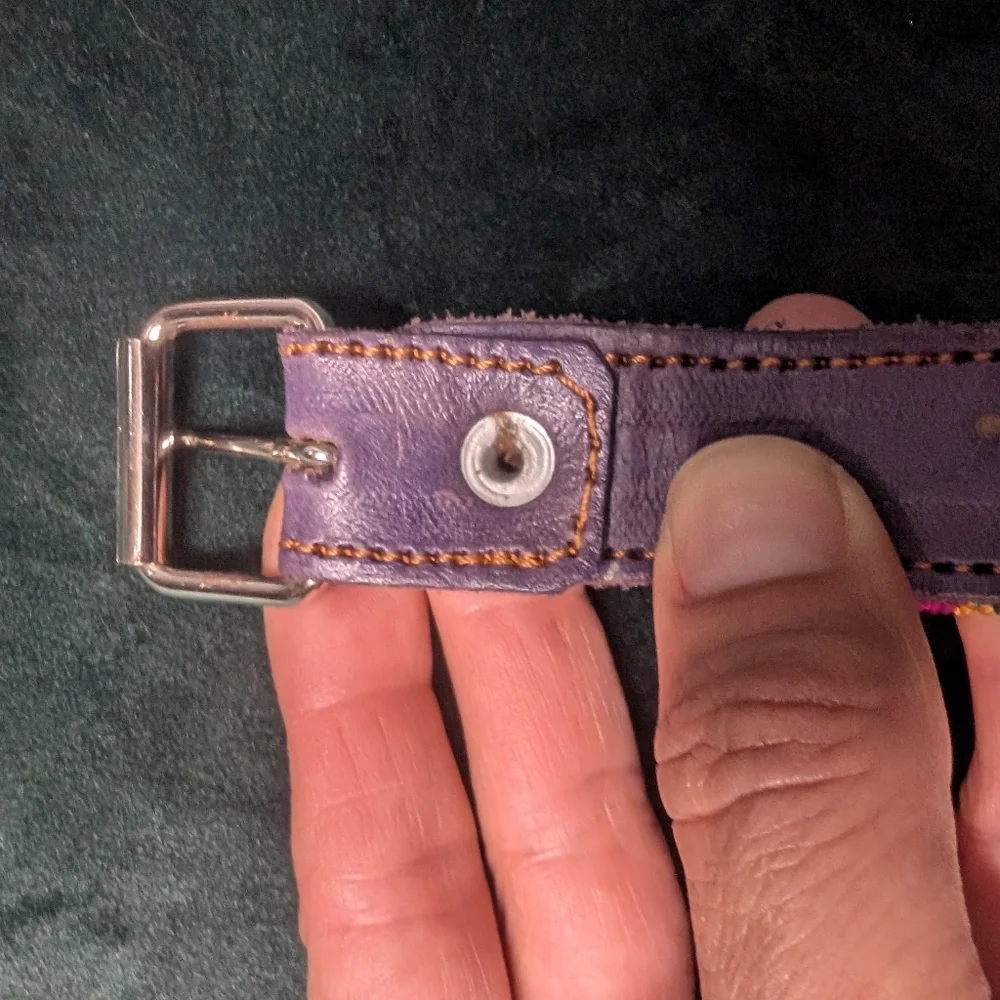 Artisan Handwoven Colorful Dog Collar